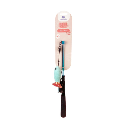 Cattitude Whisker Workout Fishing Rod Teaser Wand