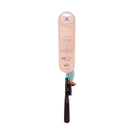 Cattitude Whisker Workout Fishing Rod Teaser Wand