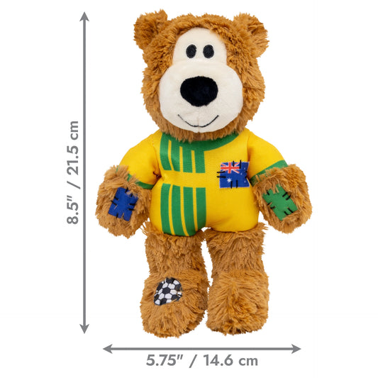 KONG Wild Knots Soccer Teddy Australian Medium Limited Edition