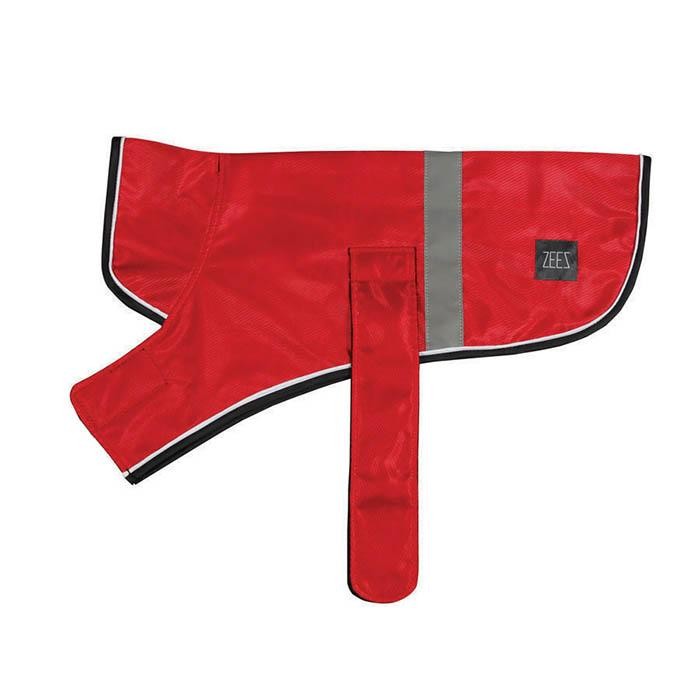 Dapper Dog Nylon Coat Navy Pink Red Colours