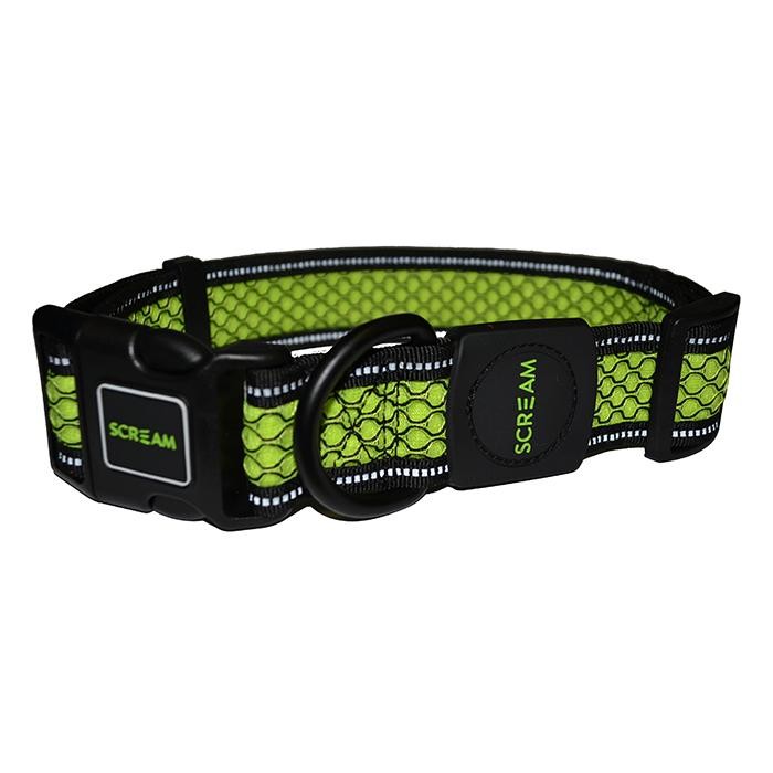 Scream Reflective Collar (Loud Green)
