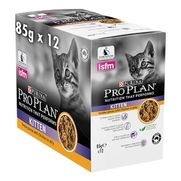 Pro Plan Kitten Chicken Jelly Wet Cat Food Pouches