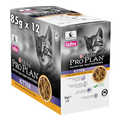 Pro Plan Kitten Chicken Jelly Wet Cat Food Pouches