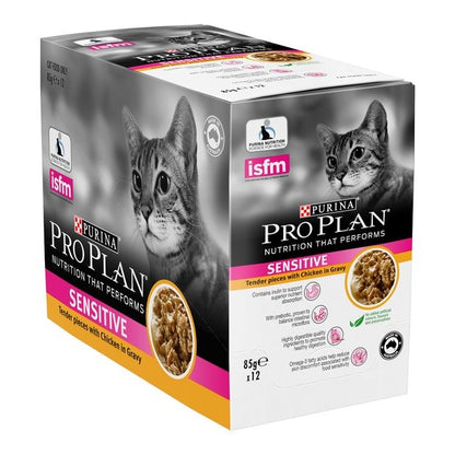 Pro Plan Cat Sensitive Wet Cat Food Pouches