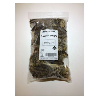 Breeders Delight Frozen Quail