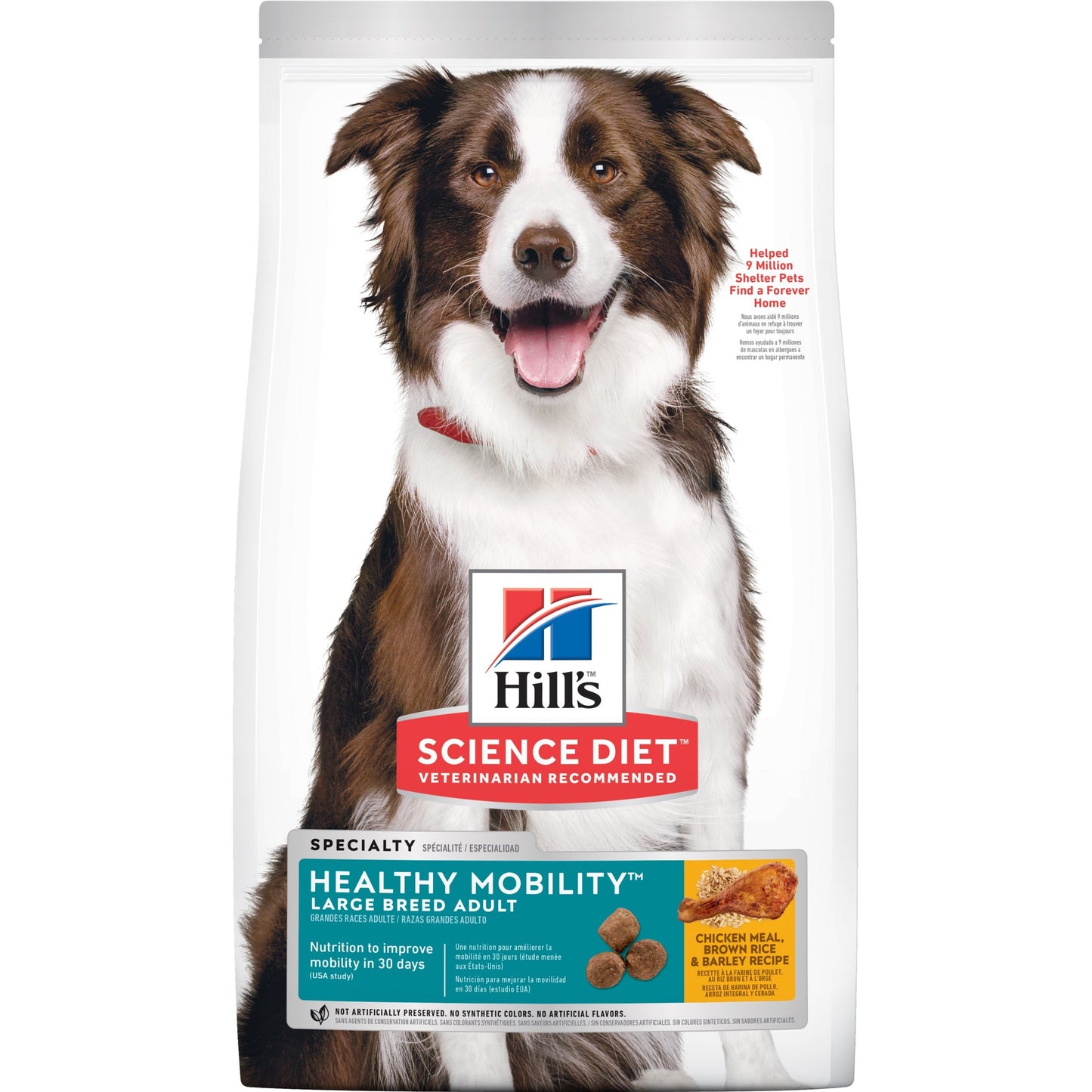 Hill's Science Diet Adult Healthy Mobility Large Breed Chicken Meal, Brown Rice & Barley Recipe Dry Dog Food
