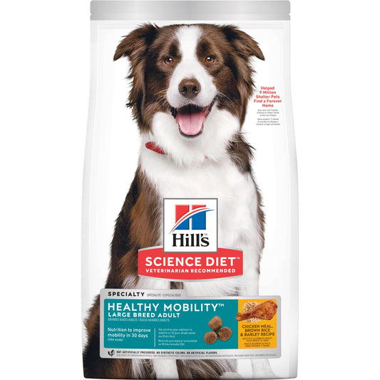 Hill's Science Diet Adult Healthy Mobility Large Breed Chicken Meal, Brown Rice & Barley Recipe Dry Dog Food