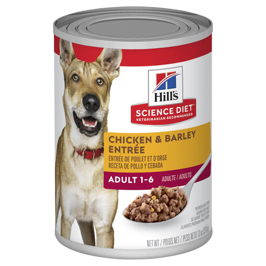 Hill's Science Diet Adult Chicken & Barley Entree Canned Dog Food
