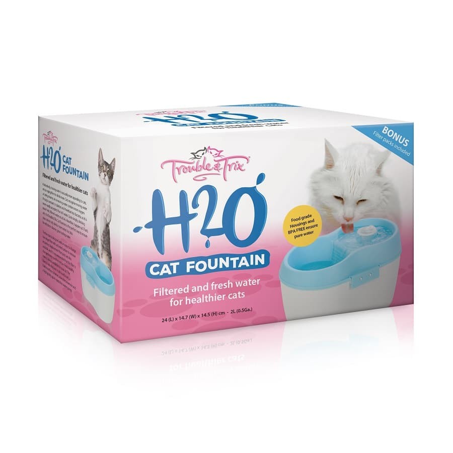 Trouble & Trix Cat Water Fountain H20 240v