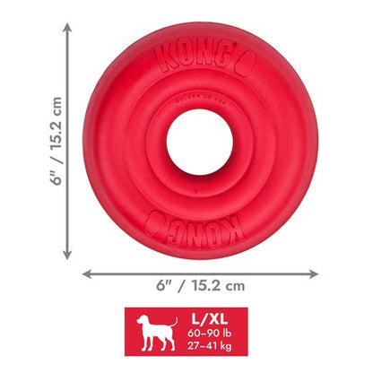 KONG Donut Durable Natural Dog Chew Toy