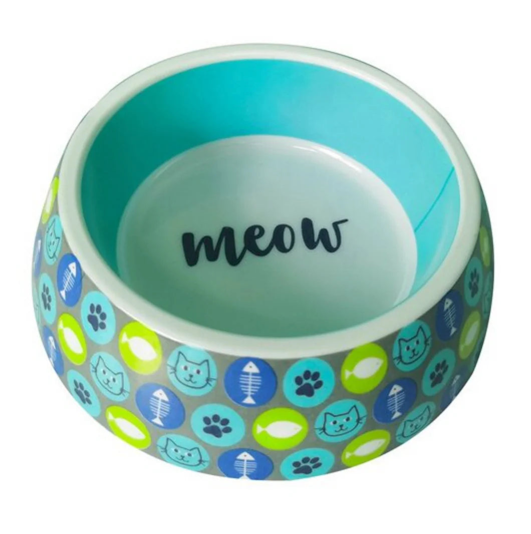 SimplyCAT Colourful Cats Cat Bowl 225mL