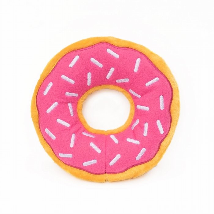 ZippyPaws Jumbo Donutz Strawberry