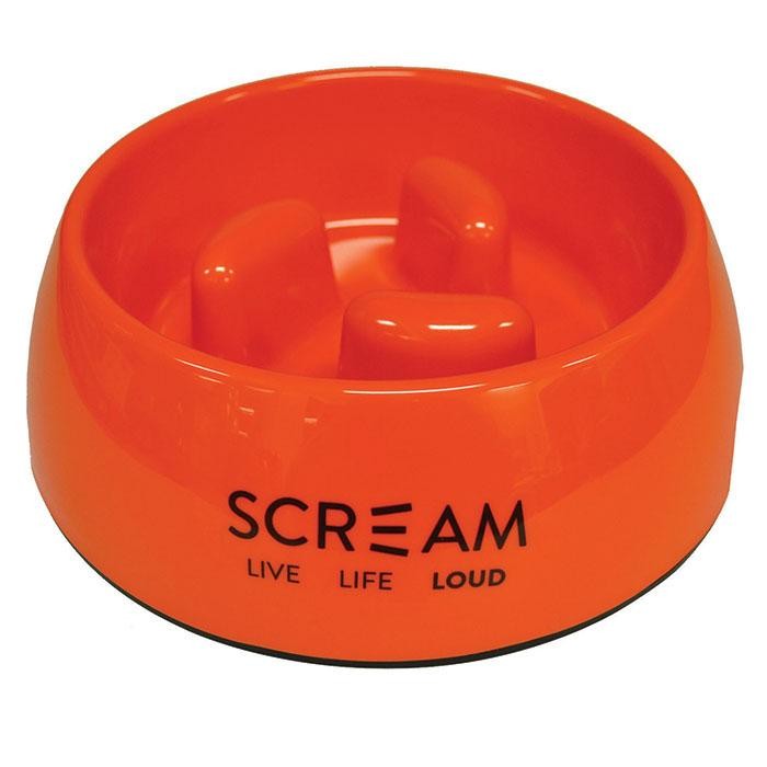 Scream Round Slow-Down Pillar Bowl Loud Orange