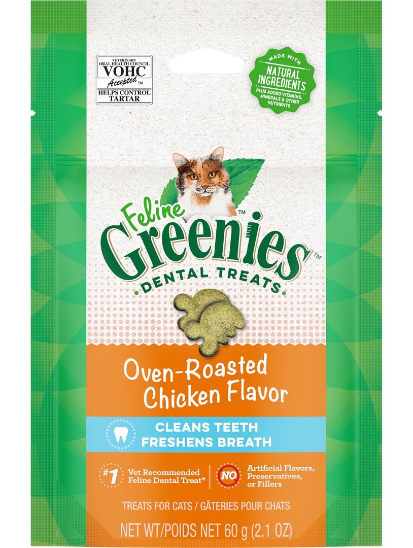 Greenies Feline Oven Roasted Chicken Cat Treats