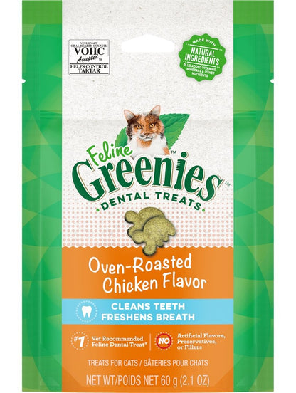 Greenies Feline Oven Roasted Chicken Cat Treats