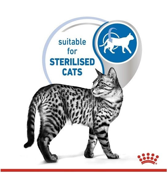 Royal Canin Indoor Sterilised 7+ Cat Wet Food Pouches Chunks in Gravy