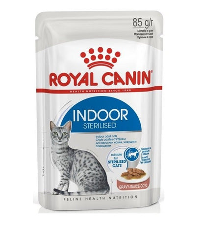 Royal Canin Indoor Sterilised Cat Wet Food Pouches in Gravy