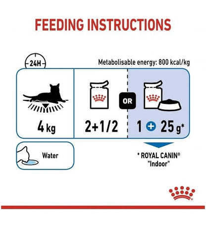 Royal Canin Indoor Sterilised Cat Wet Food Pouches in Gravy