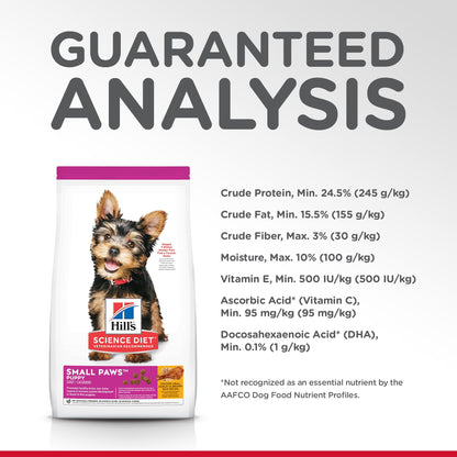 Hill's Science Diet Puppy Small & Mini Chicken & Brown Rice Recipe Dry Dog Food