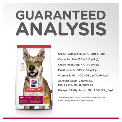 Hill's Science Diet Adult Chicken & Barley Recipe Dry Dog Food
