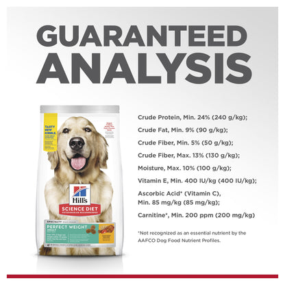 Hill's Science Diet Adult Perfect Weight Chicken Recipe Dry Dog Food
