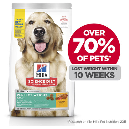 Hill's Science Diet Adult Perfect Weight Chicken Recipe Dry Dog Food