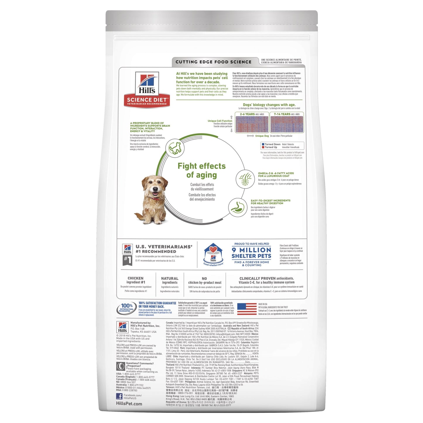 Hill's Science Diet Adult 7+ Youthful Vitality Small & Mini Senior Dry Dog Food