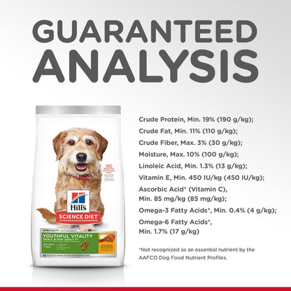 Hill's Science Diet Adult 7+ Youthful Vitality Small & Mini Senior Dry Dog Food