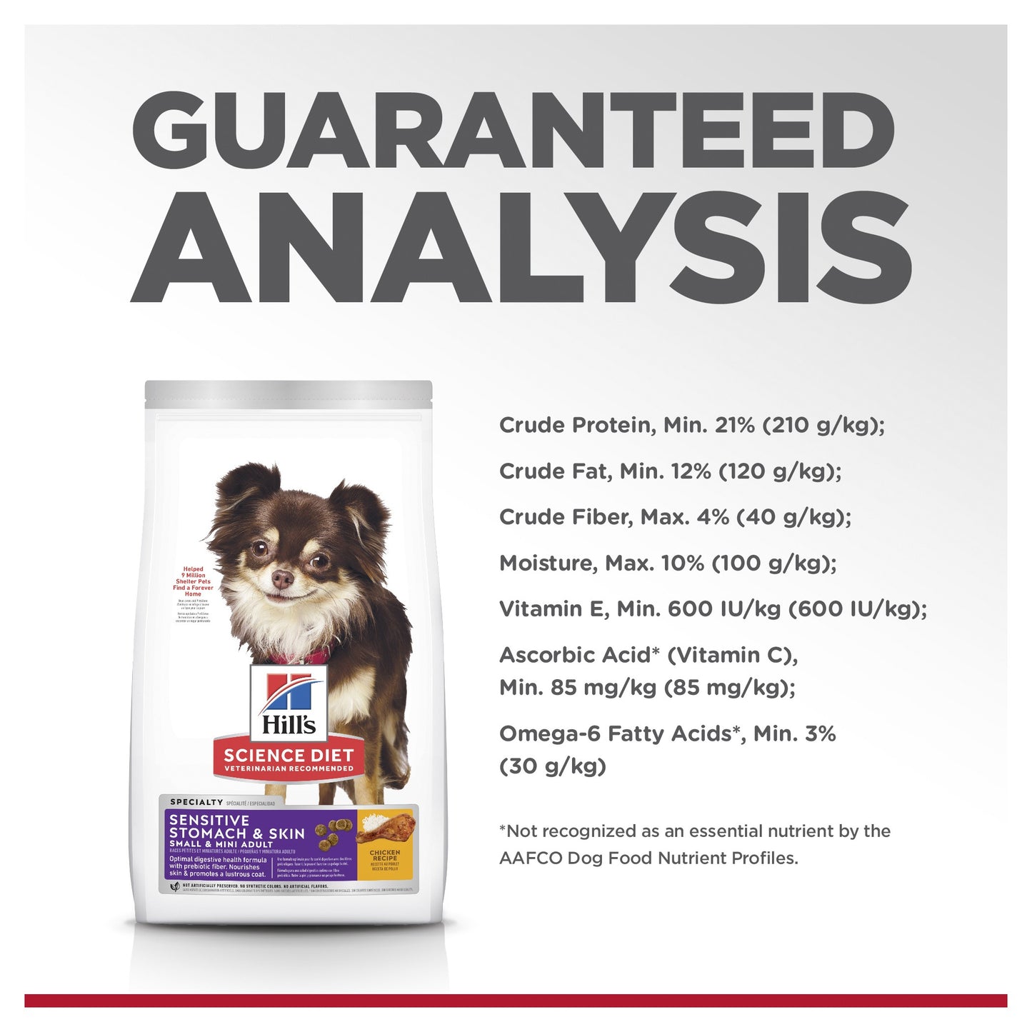 Hill's Science Diet Adult Sensitive Stomach & Skin Small & Mini Chicken Recipe Dry Dog Food