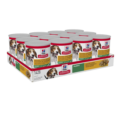 Hill's Science Diet Puppy Savoury Stew Chicken & Vegetables Canned Dog Food