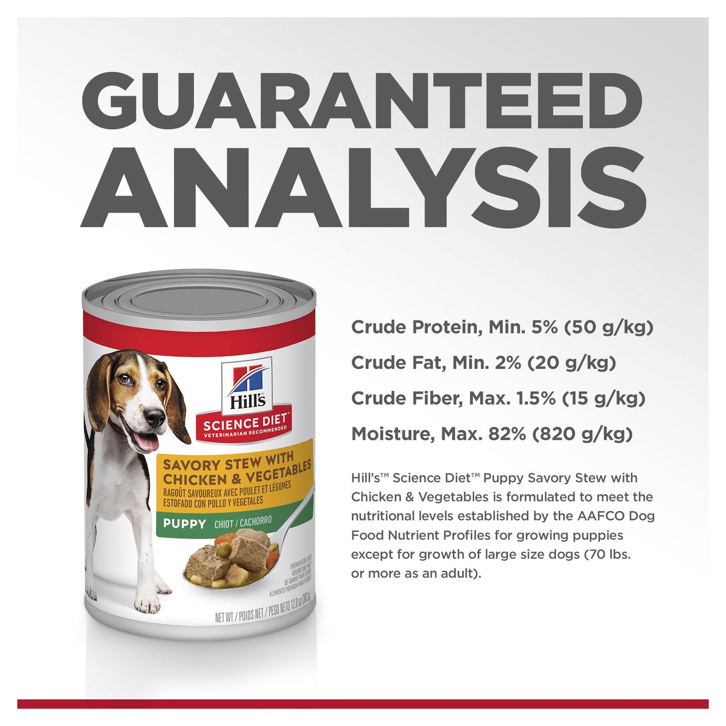 Hill's Science Diet Puppy Savoury Stew Chicken & Vegetables Canned Dog Food