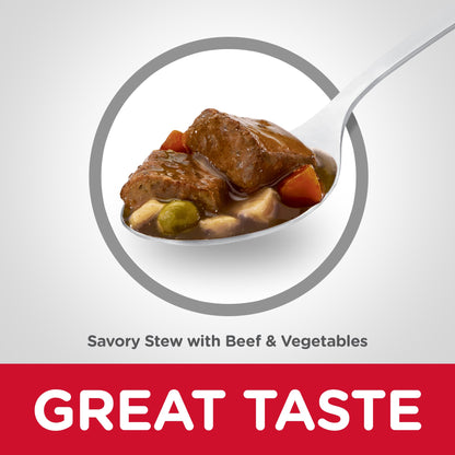 Hill's Science Diet Adult Savory Stew Beef & Vegetables Canned Dog Food