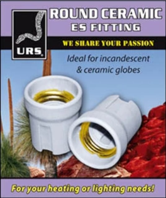 URS Ceramic ES Fitting Globe Holder