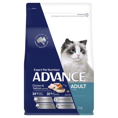 Advance Adult Chicken & Salmon with Rice Dry Cat Food