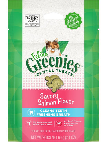 Greenies Feline Savory Salmon Cat Treats