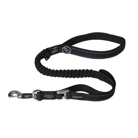 Rogz Control Dog Lead Black Medium 140cm