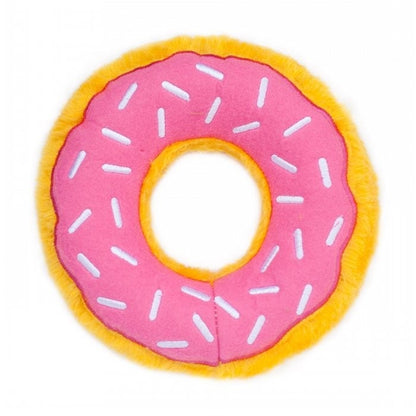 ZippyPaws Donutz Strawberry Dog Toy