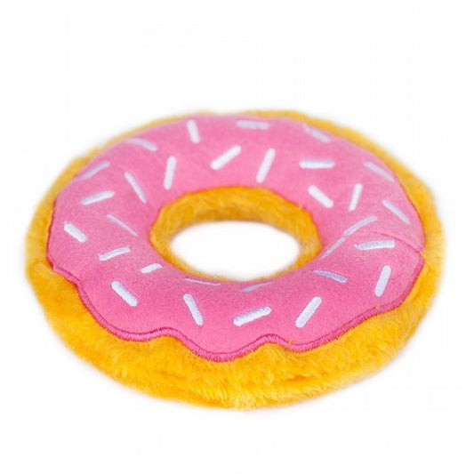 ZippyPaws Donutz Strawberry Dog Toy