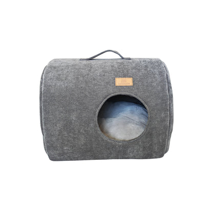 Cattitude Cat Bed Purr Pod Grey