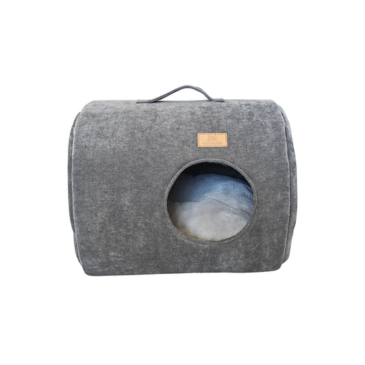 Cattitude Cat Bed Purr Pod Grey