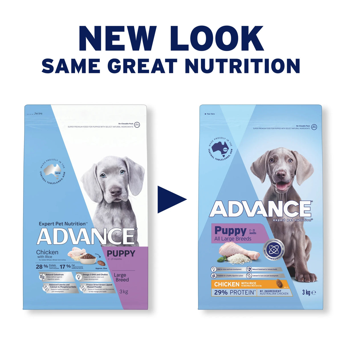 Advance Puppy Large Breed Chicken with Rice Dry Dog Food