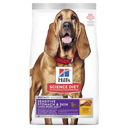 Hill's Science Diet Adult Sensitive Stomach & Skin Large Breed Chicken & Barley Recipe Dry Dog Food