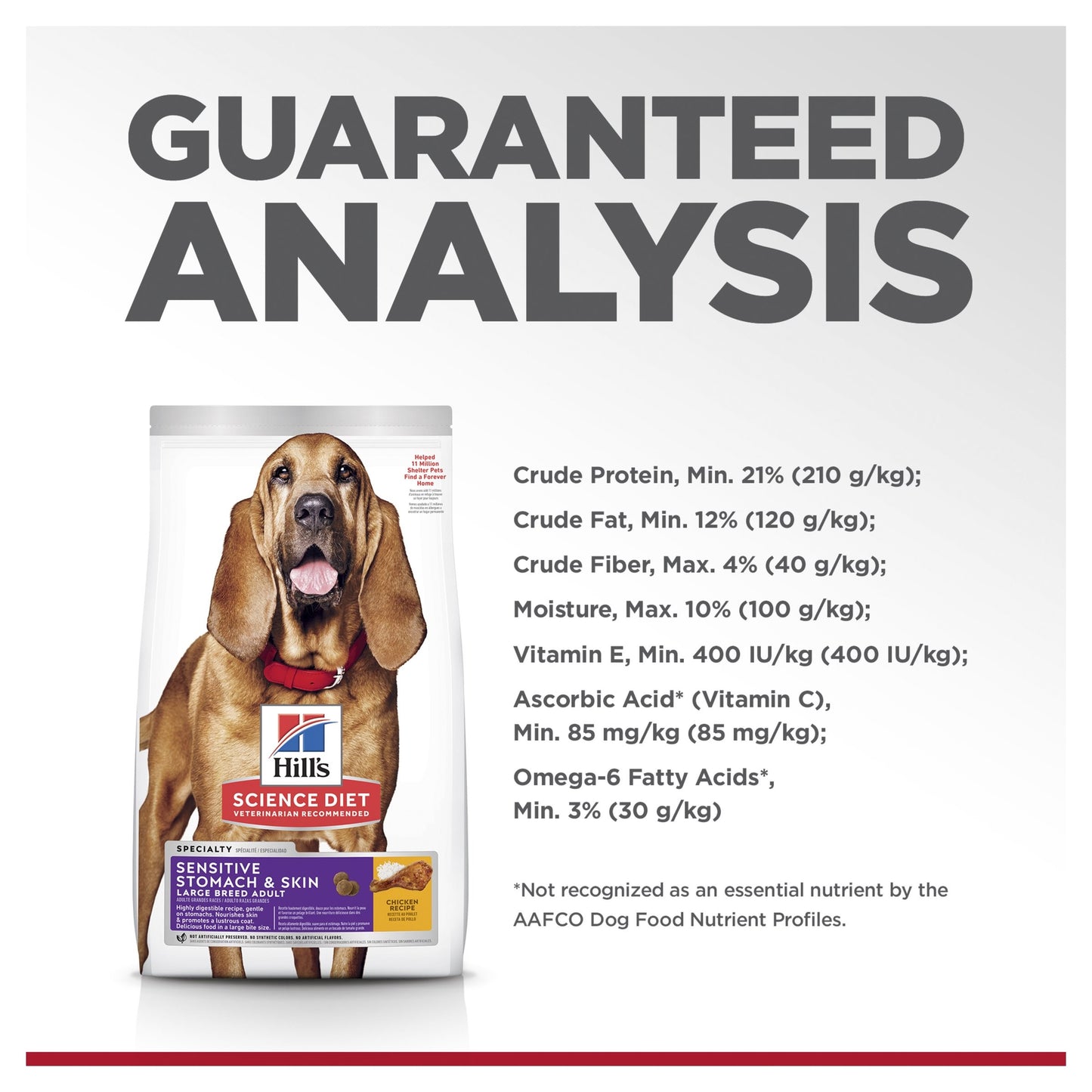 Hill's Science Diet Adult Sensitive Stomach & Skin Large Breed Chicken & Barley Recipe Dry Dog Food