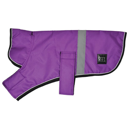 Dapper Dog Nylon Coat Navy Pink Red Colours