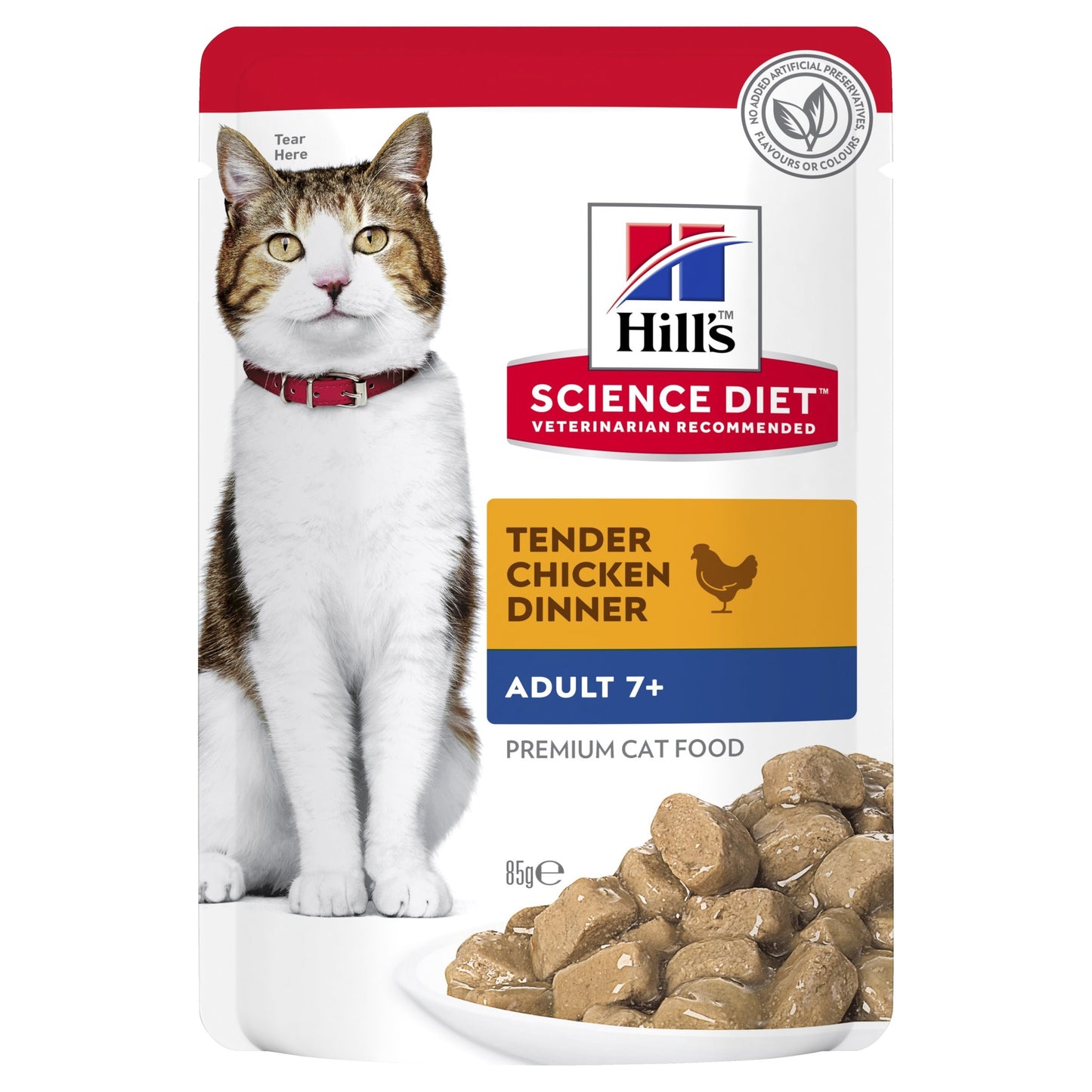 Hill's Science Diet Adult 7+ Chicken Wet Cat Food Pouches