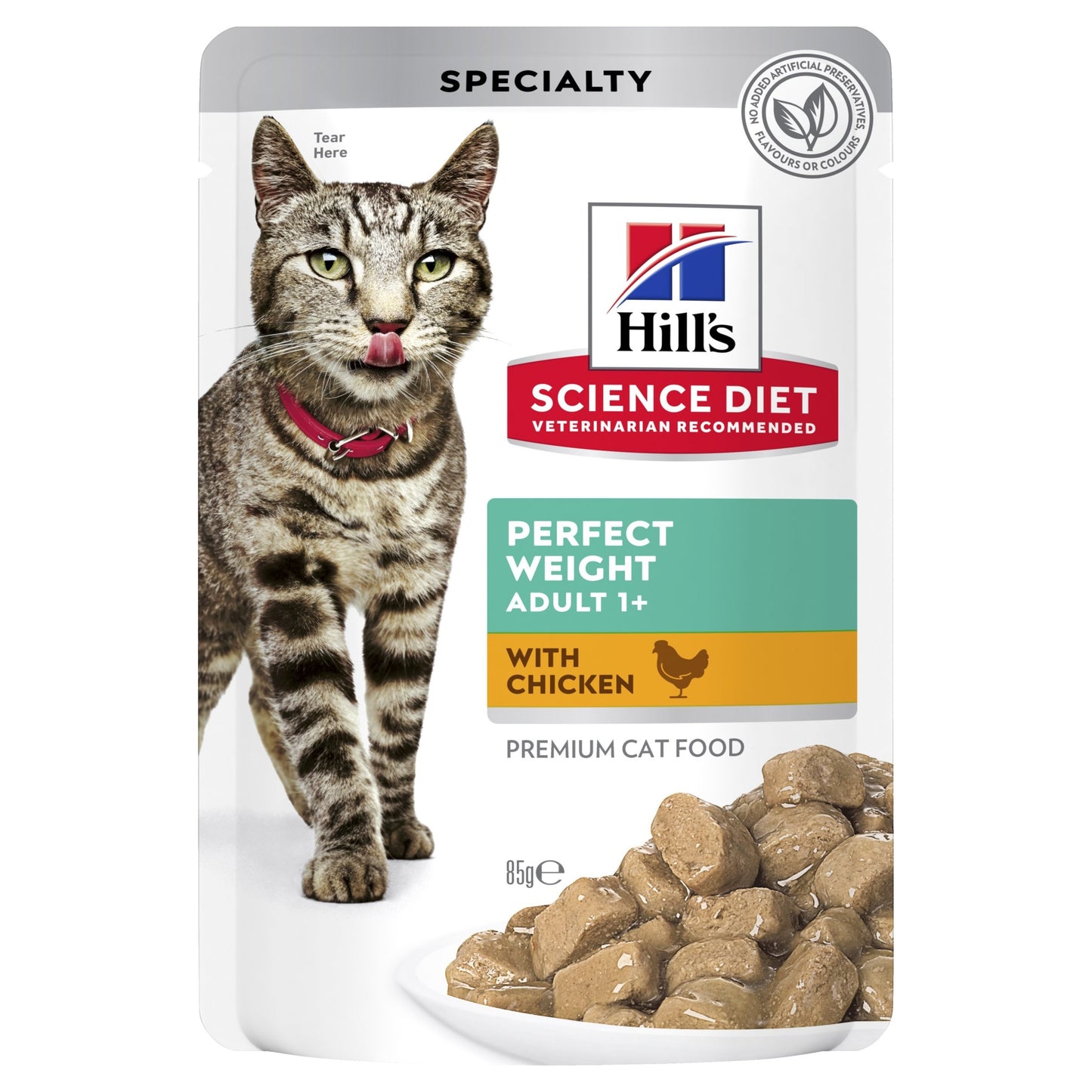 Hill's Science Diet Adult Perfect Weight Chicken Wet Cat Food Pouches