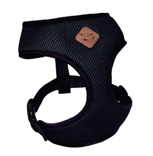 Kazoo Classic Soft Walking Harness - Black