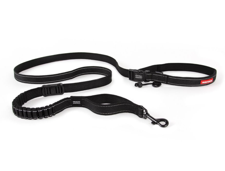 EzyDog Road Runner Leash Black (210cm)