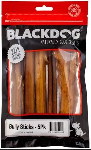 BlackDog Bully Sticks 5pk