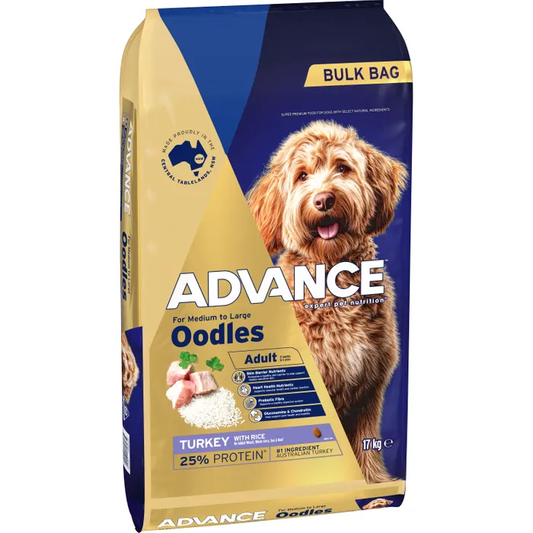 ADVANCE Oodles All Breed Turkey & Rice 17kg 17kg